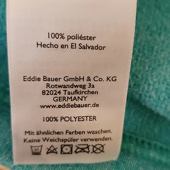 EDDIE BAUER WOMEN'S  FIRST ASCENT COLLECTION QUARTER NECK ZIP PULLOVER.....SMALL - Picture 12 of 12